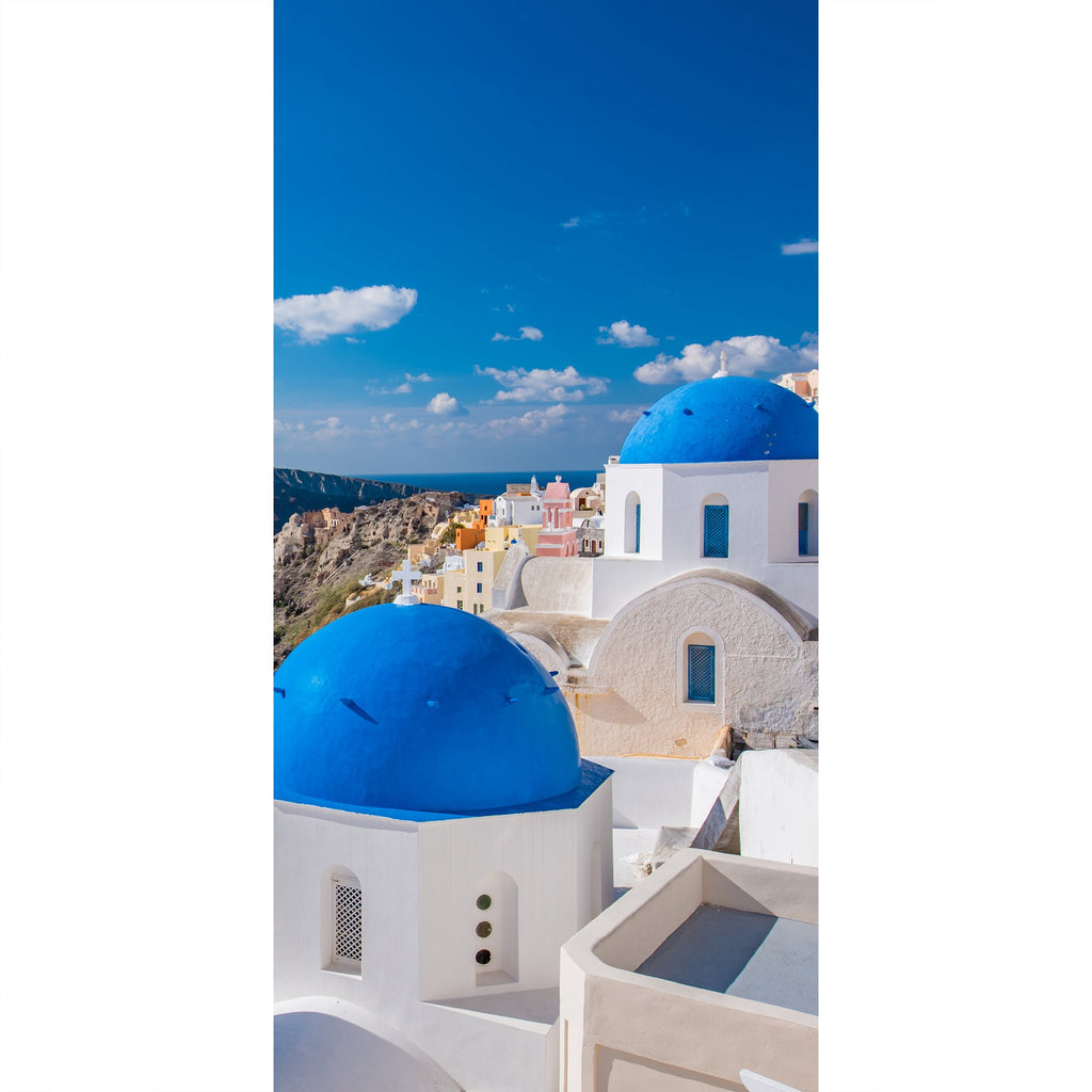 Über den Dächern von Santorini